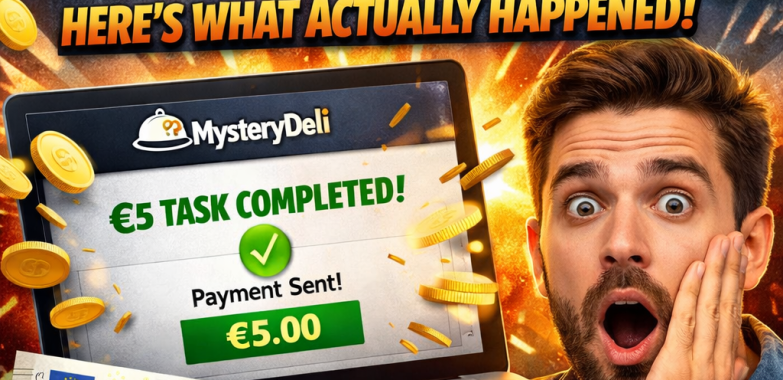 I Paid €5 Microtask on MysteryDeli — Here’s What Actually Happened