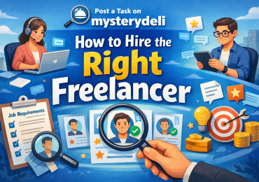 Post a Task on mysterydeli: How to Hire the Right Freelancer